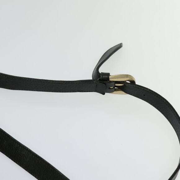 GUCCI GG Canvas Abbey Shoulder Bag Black Gold - Picture 8 of 12